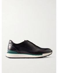 Berluti - Fast Track Full-Grain Venezia Softy Leather Sneakers - Lyst