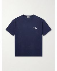 A.P.C. - Fragment Logo-Print Cotton-Jersey T-Shirt - Lyst