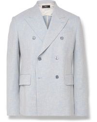Amiri - Slim-fit Double-breasted Woven Suit Jacket - Lyst