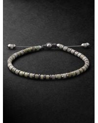 MAOR - Sapet Sterling Chrysoprase Beaded Bracelet - Lyst