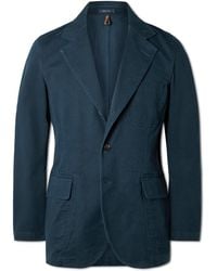 Drake's - Mk. I Games Cotton-Twill Suit Jacket - Lyst