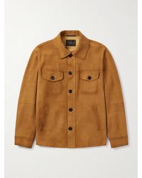 Slowear - Montedoro Suede Overshirt - Lyst