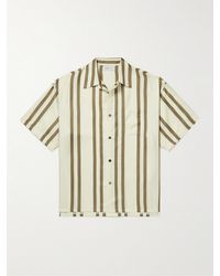 John Elliott - Striped Silk-twill Shirt - Lyst