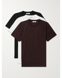 CDLP - Three-pack Lyocell And Pima Cotton-blend Jersey T-shirts - Lyst