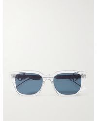 Dior - Dior Oblique S1I Transparent Square Acetate Sunglasses - Lyst