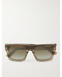 Tom Ford - Fausto Square-frame Acetate Sunglasses - Lyst