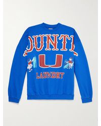 Kapital - Big Kountry Sweatshirt aus Baumwoll-Jersey mit Print - Lyst