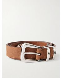 Brunello Cucinelli - 3Cm Suede Belt - Lyst