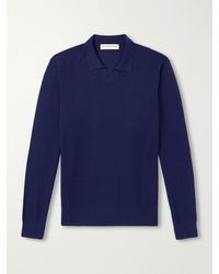 Orlebar Brown - Bresson Cashmere Polo Shirt - Lyst