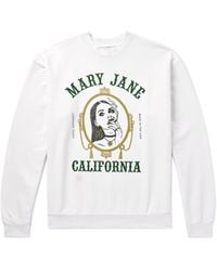 Local Authority - Mary Jane Printed Cotton-jersey Sweatshirt - Lyst