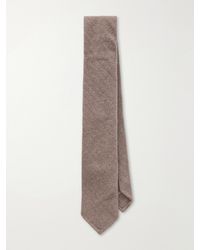 De Petrillo - 8Cm Striped Wool And Cashmere-Blend Tie - Lyst