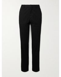 ZEGNA - Easy Straight-Leg Garment-Dyed Cotton-Blend Chinos - Lyst