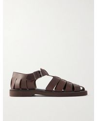 MR P. - Fisherman Leather Sandals - Lyst
