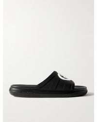 Gucci - New Pursuit Logo-embossed Rubber Slides - Lyst