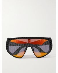 Dior - Dior3D M1U Sonnenbrille mit rundem Rahmen aus strukturiertem Azetat - Lyst