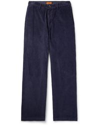 Barena - Velier Straight-leg Garment-dyed Cotton-corduroy Trousers - Lyst