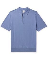 Paul Smith - Logo-embroidered Organic Cotton Polo Shirt - Lyst