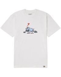 Carhartt - Printed Cotton-jersey T-shirt - Lyst