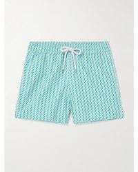 Frescobol Carioca - Copacabana Straight-leg Mid-length Printed Recycled Swim Shorts - Lyst