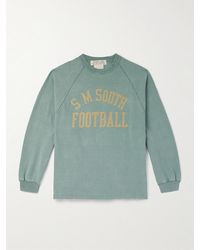 Remi Relief - Football Printed Cotton-Jersey T-Shirt - Lyst