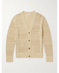 MR P. - Open-knit Cotton Cardigan - Lyst