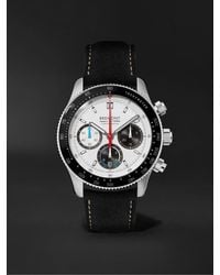 Bremont - Supermarine Williams Racing WR22 Chronograph 43 mm Uhr aus Edelstahl mit automatischem Aufzug und Alcantara®-Armband - Lyst