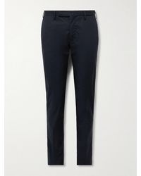 Incotex - Venezia 1951 schmal geschnittene Hose aus Popeline aus einer Baumwollmischung - Lyst