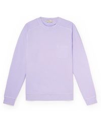 Altea - Williams Cotton-blend Jersey Sweatshirt - Lyst