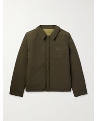 Dime - Wendbare Jacke aus wattiertem Shell mit Logostickerei - Lyst