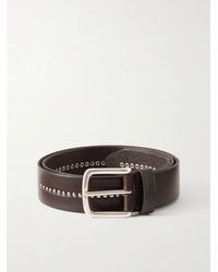 Anderson's - 3Cm Stud-Embellished Leather Belt - Lyst