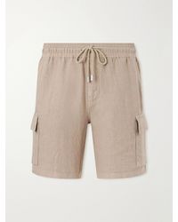 Vilebrequin - Baie Straight-Leg Linen Drawstring Cargo Shorts - Lyst