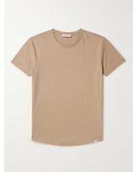 Orlebar Brown - T-shirt slim-fit in jersey di misto cotone e seta OB-T - Lyst