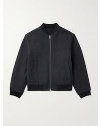 Dries Van Noten - Reversible Brushed-Twill And Printed Matte-Satin Bomber Jacket - Lyst