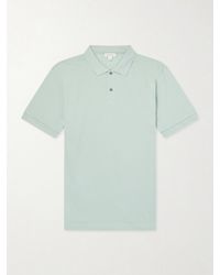 Sunspel - Pima Cotton-Piqué Polo-Shirt - Lyst