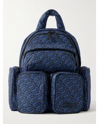 Moncler Genius - Adidas Originals Logo-print Leather-trimmed Padded Shell Backpack - Lyst