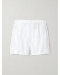 Enfants Riches Deprimes - Henri's Everyday Striped Wool And Silk-Blend Boxers - Lyst