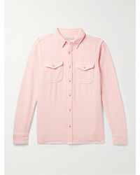 Outerknown Chroma Blanket Organic Cotton-twill Shirt - Pink