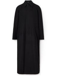Balenciaga - Oversized Wool And Cotton-blend Coat - Lyst