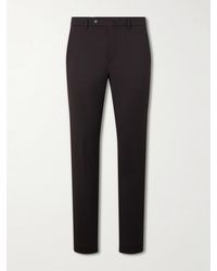 Slowear - Straight-Leg Pleated Woven Suit Trousers - Lyst