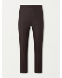De Petrillo - Tapered Virgin Wool Suit Trousers - Lyst