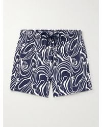 Vilebrequin - Moorise Straight-Leg Mid-Length Printed Swim Shorts - Lyst