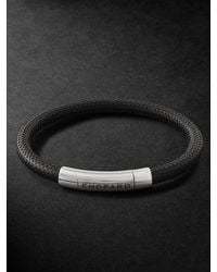 Chopard - Classic Racing Rubber And-Tone Bracelet - Lyst