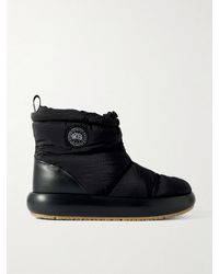 Canada Goose - Pender Logo-Appliquéd Quilted Shell Boots - Lyst