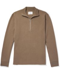 NN07 - Harald 6530 Knitted Half-zip Sweater - Lyst