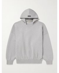 Fear Of God - Logo-Appliquéd Intarsia-Knit Virgin Wool-Blend Hoodie - Lyst