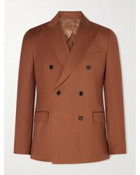 Lardini - Iconic Double-breasted Virgin Wool Suit Jacket - Lyst