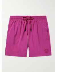 Vilebrequin - Shorts da mare medi slim-fit in tessuto riciclato Moorea - Lyst