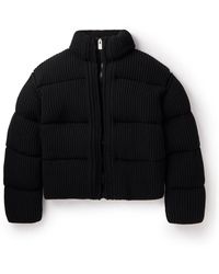 Moncler Genius - 6 Moncler 1017 Alyx 9sm Quilted Ribbed-knit Down Jacket - Lyst