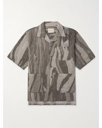 Nicholas Daley - Camp-Collar Printed Cotton And Wool Shirt - Lyst