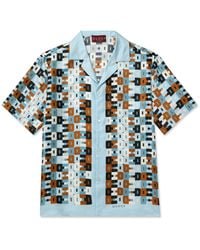 Gucci - Disco Camp-Collar Printed Silk-Twill Shirt - Lyst